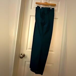 Dark-Teal Business-Casual Pants